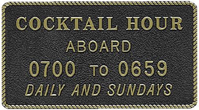 BERNARD ENGRAVING FP013 COCKTAIL HOUR